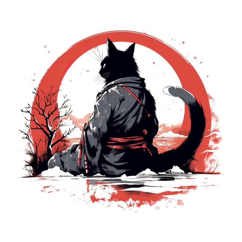 Samurai cat
