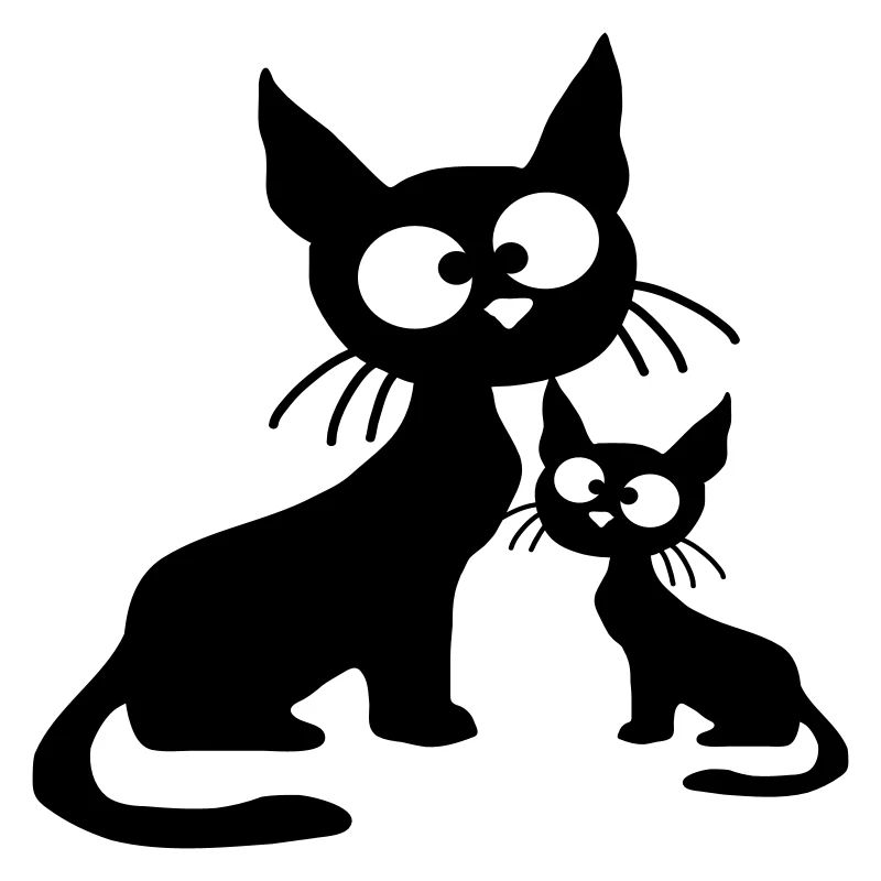 Crazy Cat Mom Dad Kitten Kid Kitten Fun