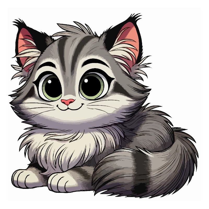 Bébé chat des forêts norvégiennes
