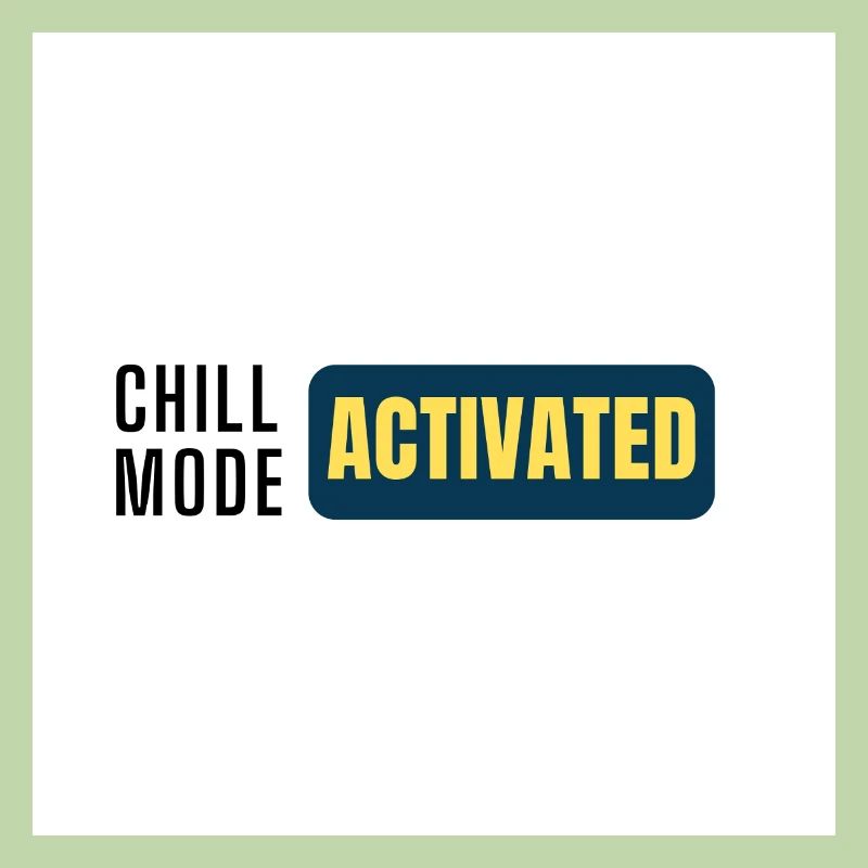 Conception textuelle « Mode détente activé »