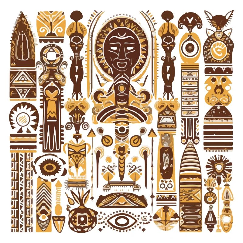 Afrikanische Folklore