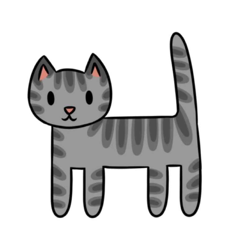 Graue Tabby-Katze