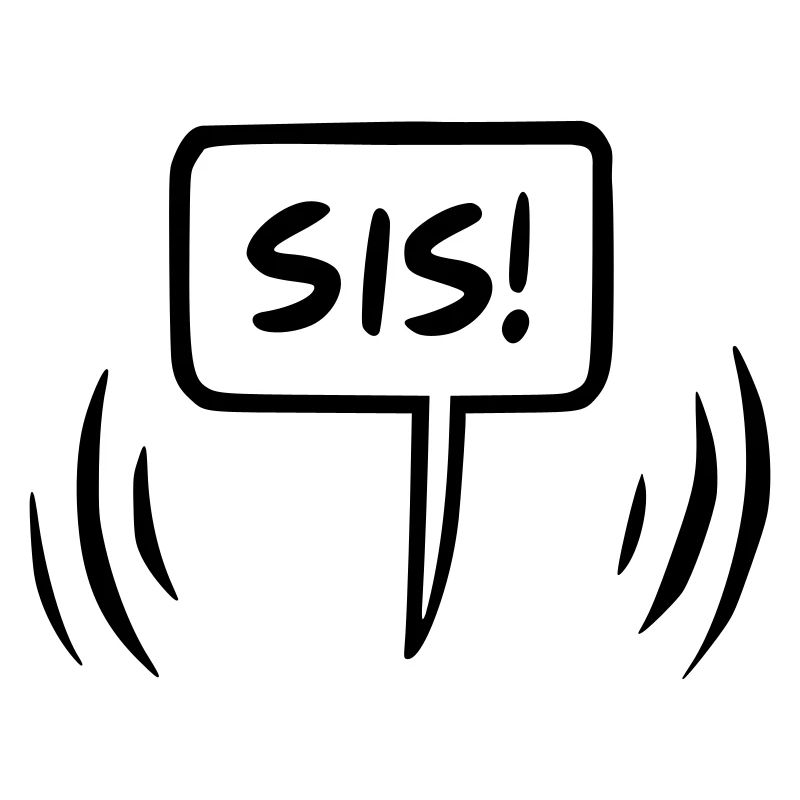 Sis Schwester Sprechblase