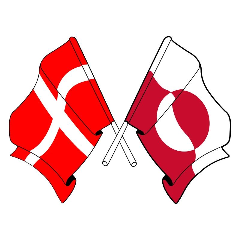 Drapeau Danemark drapeau Groenland