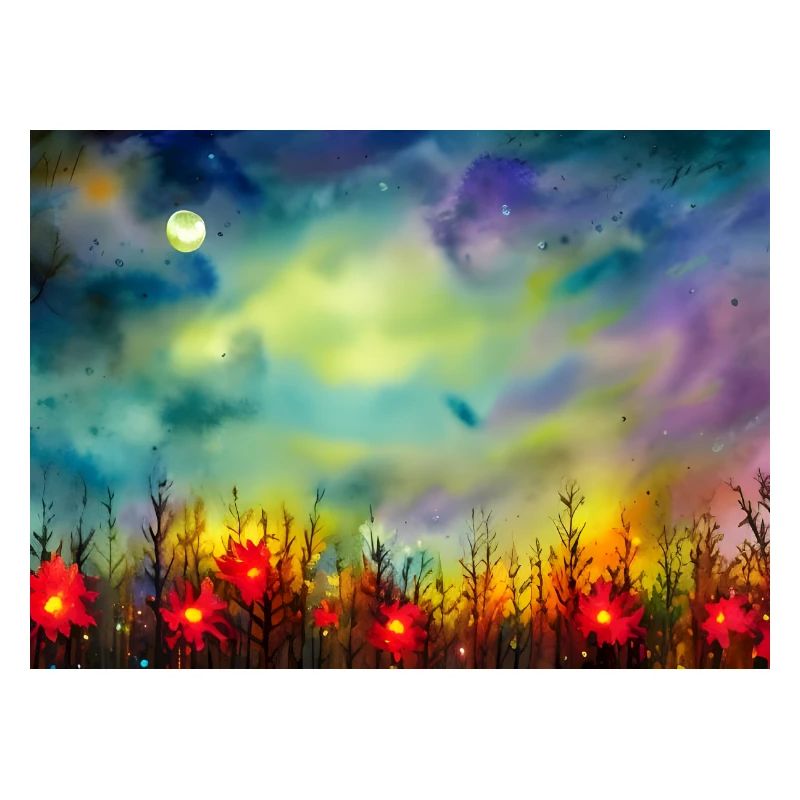 Fleurs de nuit étoilée