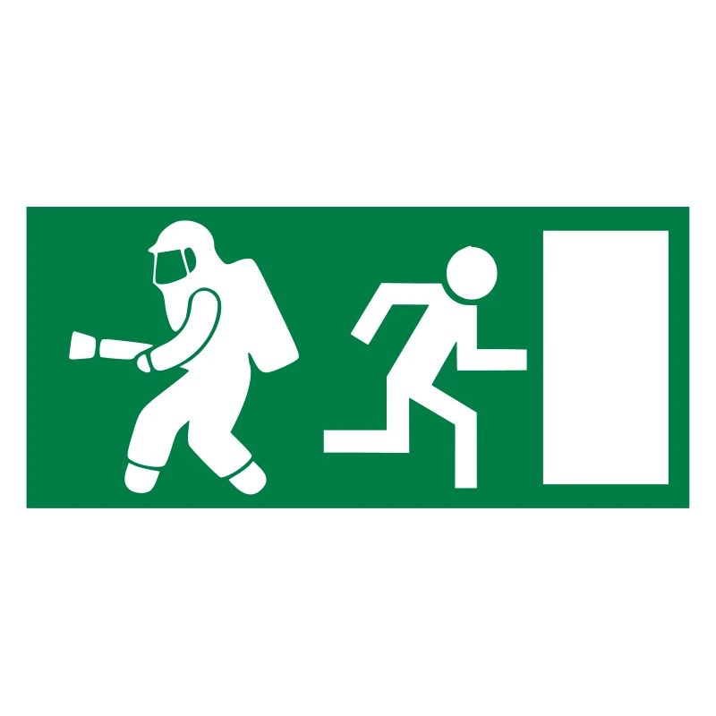 Sortie d'urgence de pompier