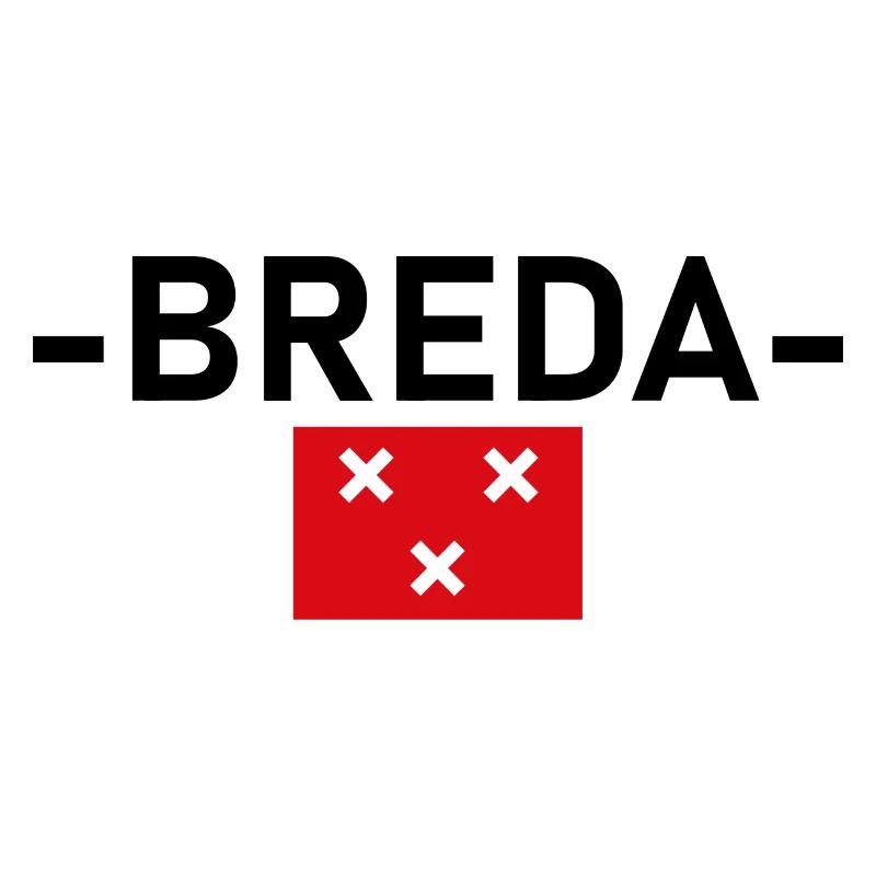BREDA, texte avec drapeau