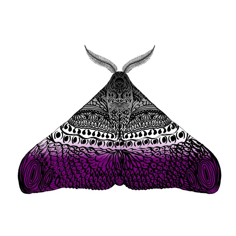 Asexual pride moth