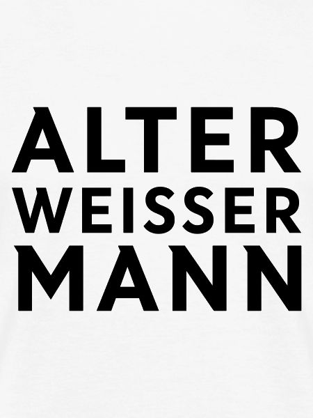 Alter weißer Mann