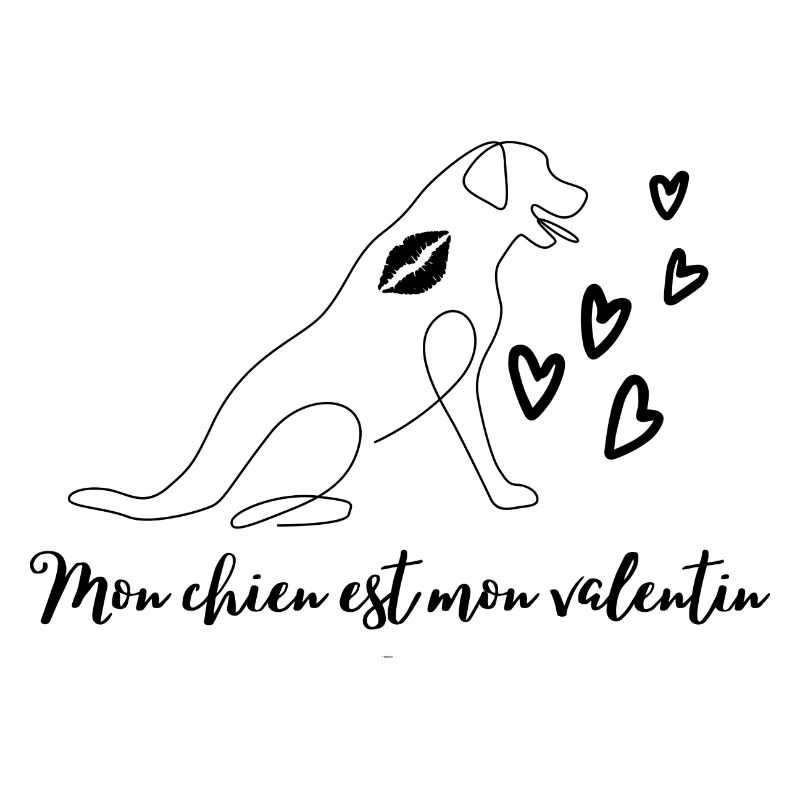 Mon chien est mon valentin