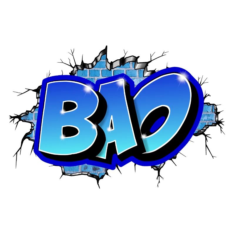 GRAFFITI PRENOM "BAO" IMPRIMABLE par Maxletagueur