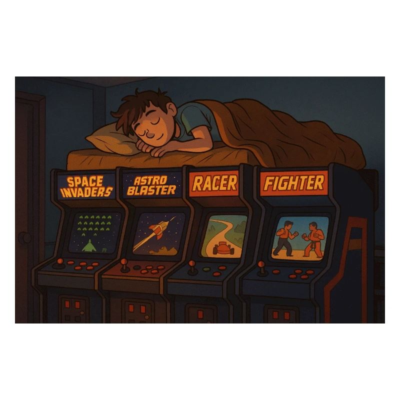 Fun Design Retro Gaming Arcade Machine
