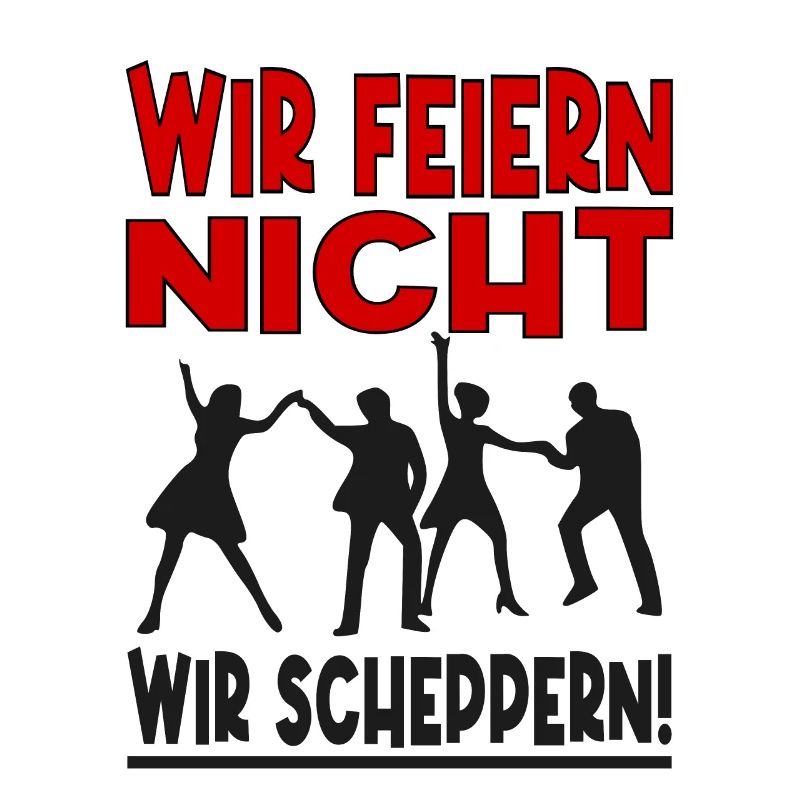 Wir Feiern Nicht Wir Scheppern Polterabend Poltern