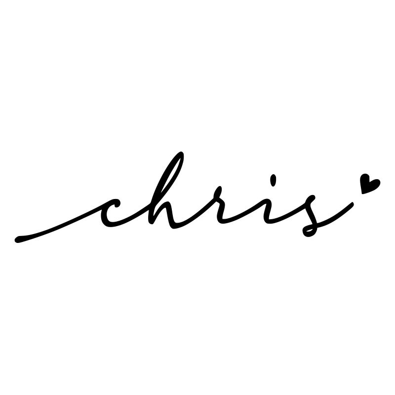 Nom cursif de Chris
