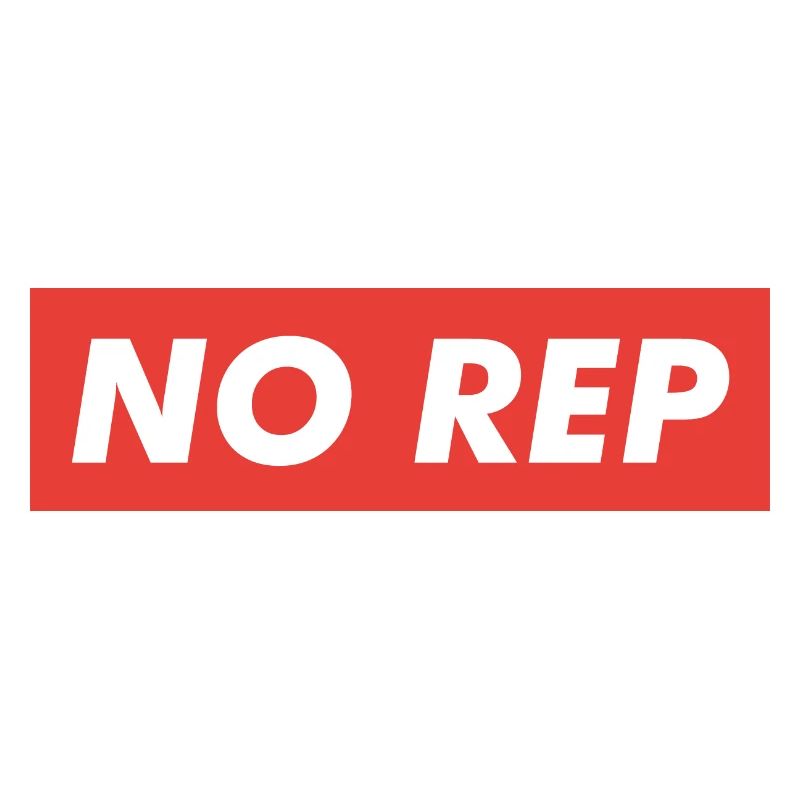 NO REP RED