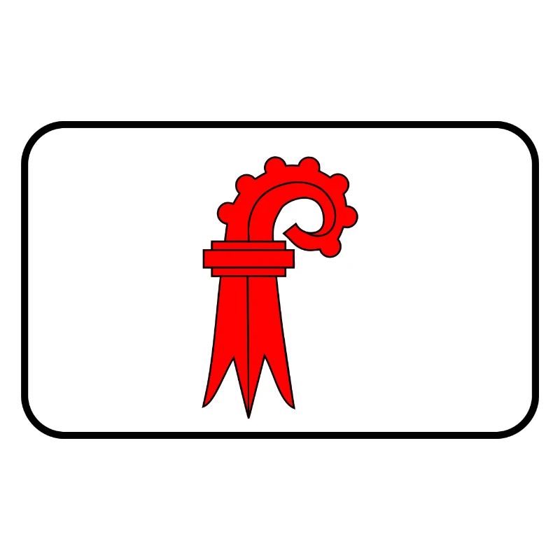 Flaggenvignette oder Logo der Baseler Landschaft