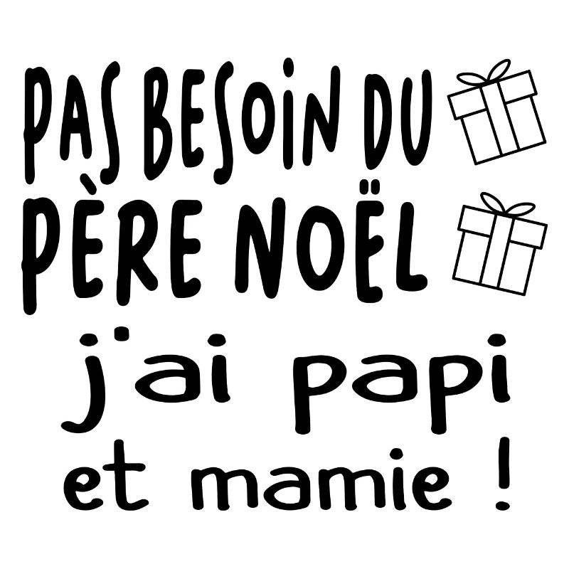 Père Noël papi et mamie