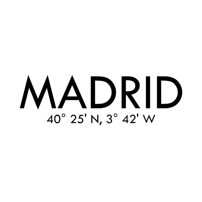 Madrid - Spain - Coordinates - Latitude Longitude