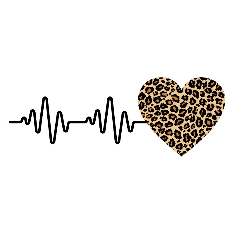Herz Leopard Herz Herzschlag Geschenkidee