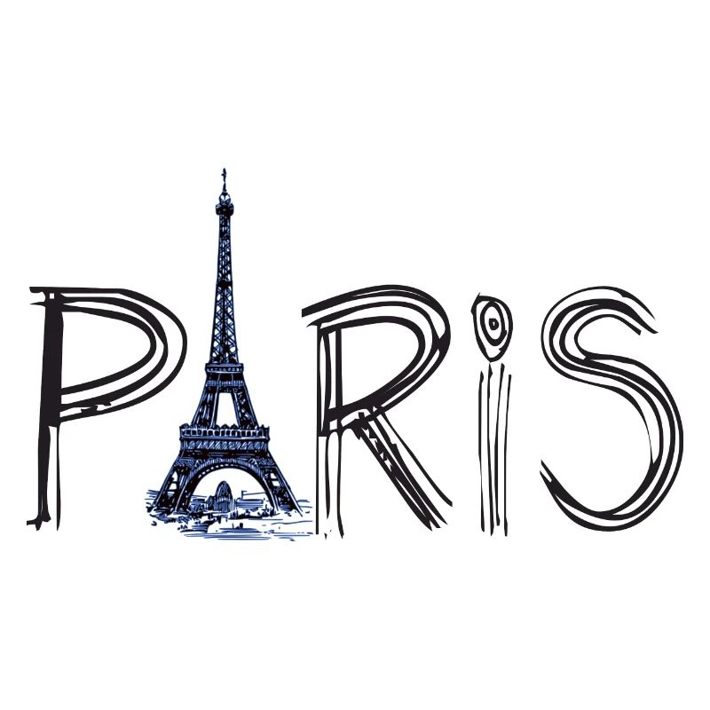 Paris und Eiffelturm