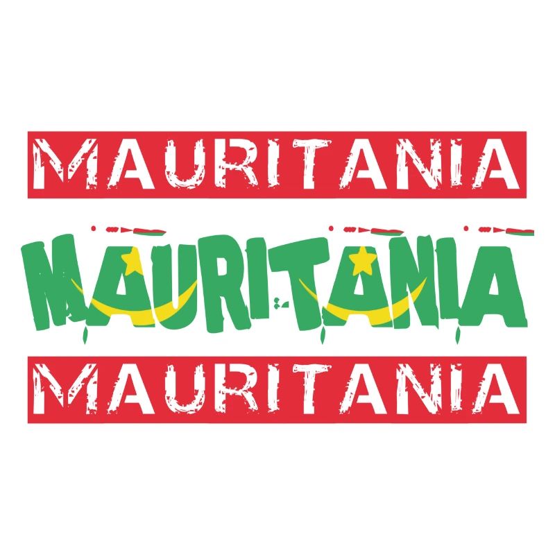 Mauritanie Texte Drapeau