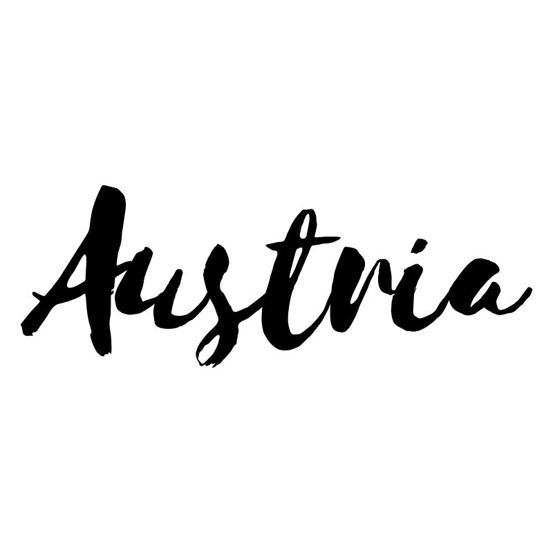 Austria Austria Typo Text Gift