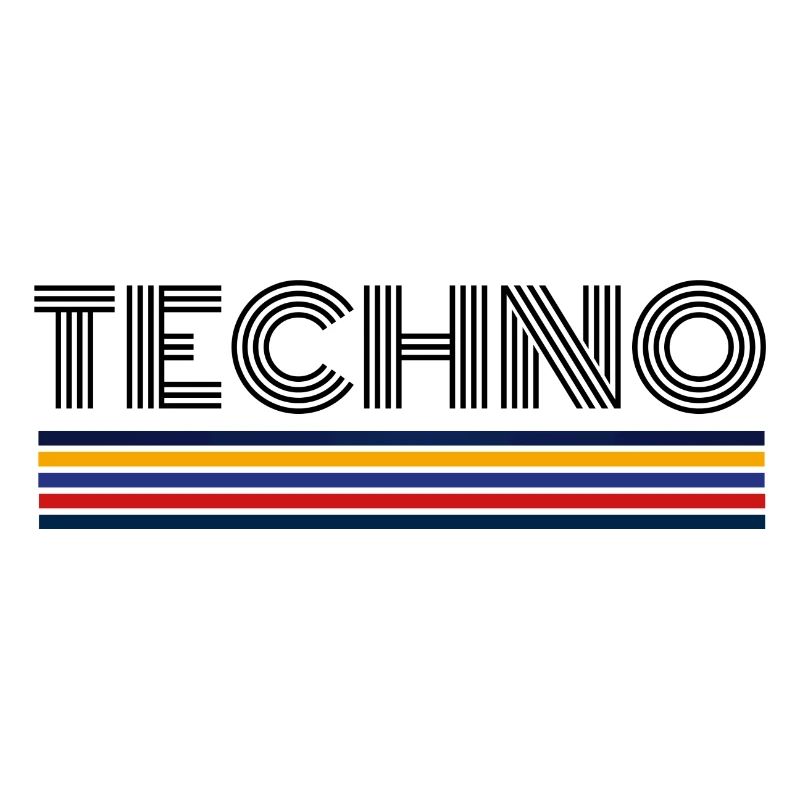 Techno Musik Retro Techno T-Shirt Geschenk