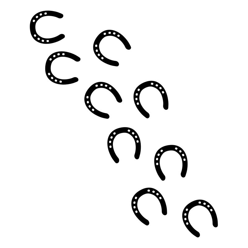 footprints horse