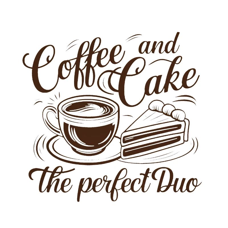 Café et gâteau – le duo parfait.