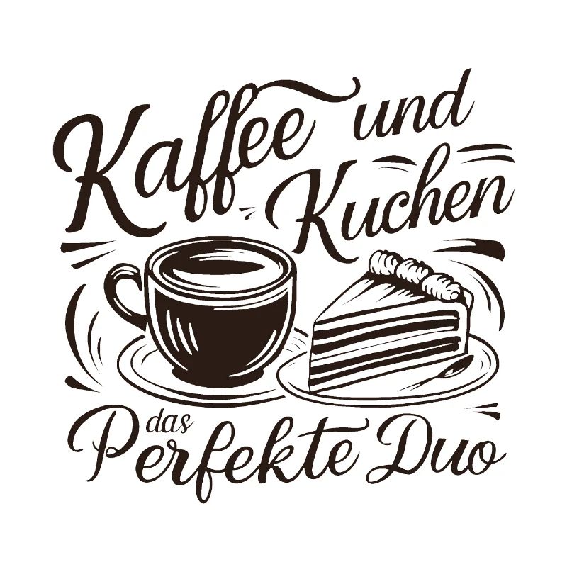 Kaffee und Kuchen – das perfekte Duo.
