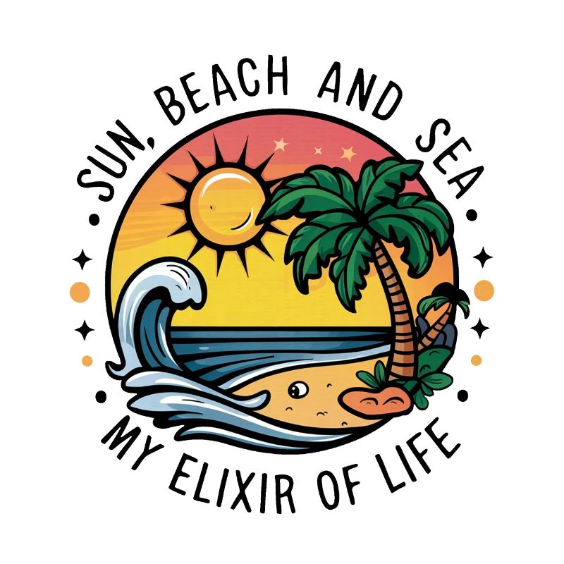 Le soleil, la plage et la mer - mon élixir de vie