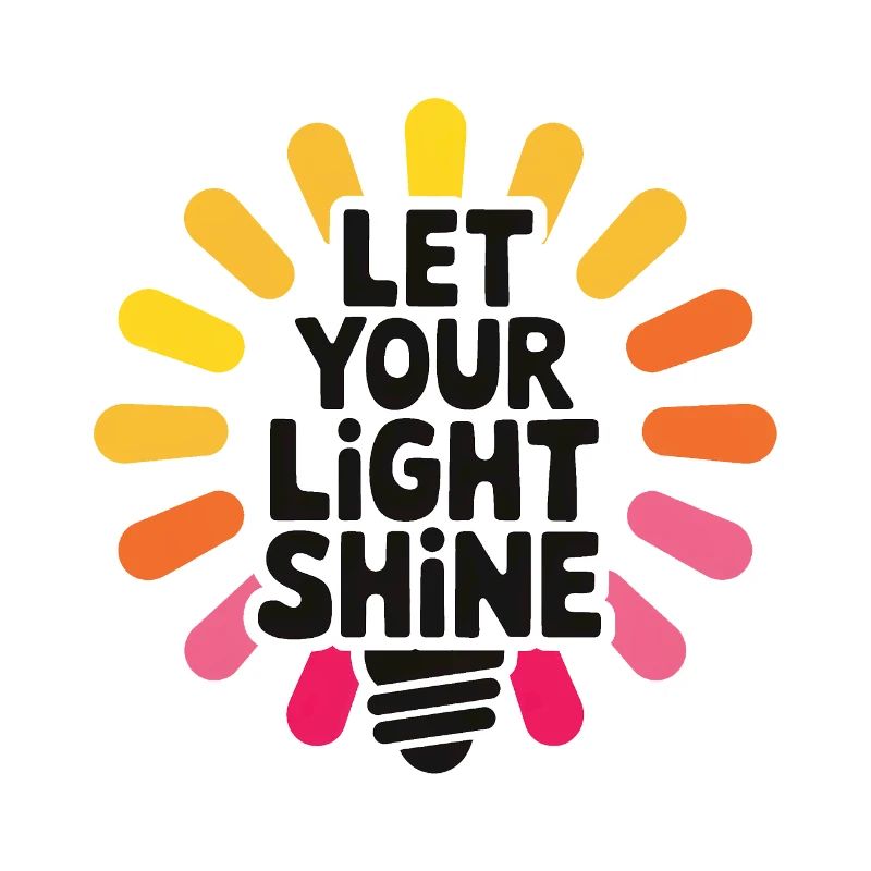 Let Your Light Shine – Glowing Light Bulb
