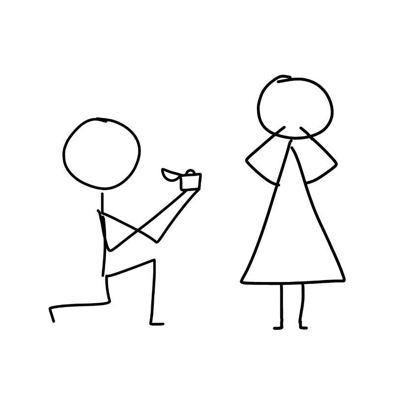 Demande de mariage