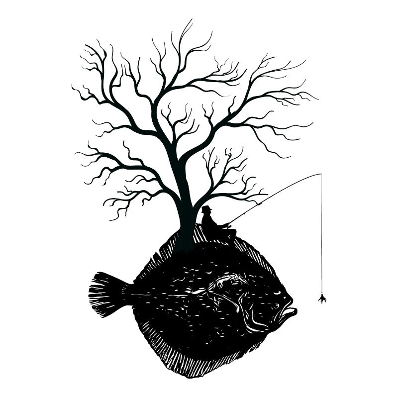 Graphic Tree - Fish Flounder
