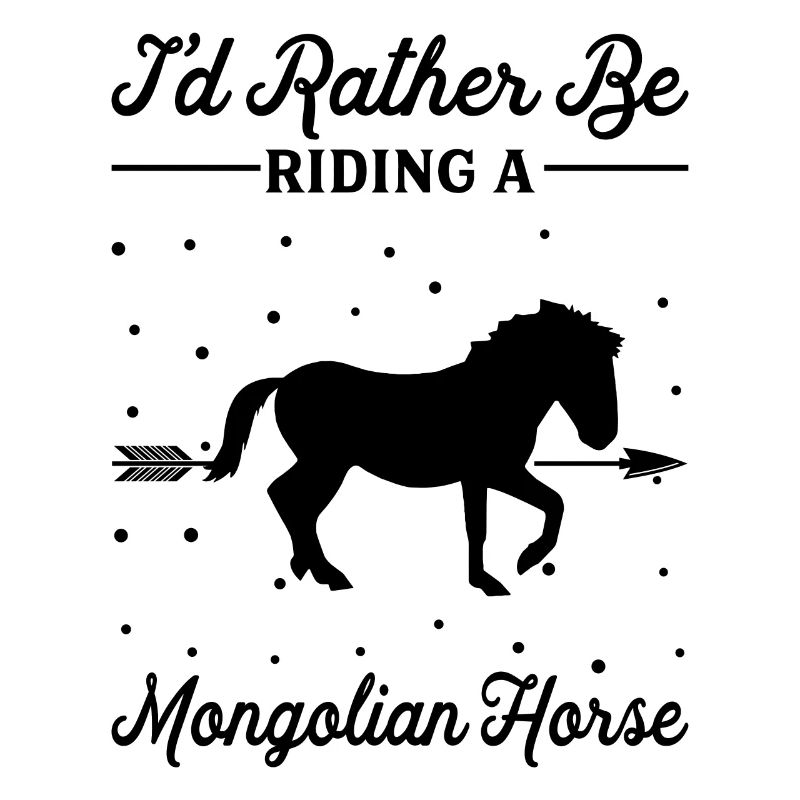 Monter un cheval mongol