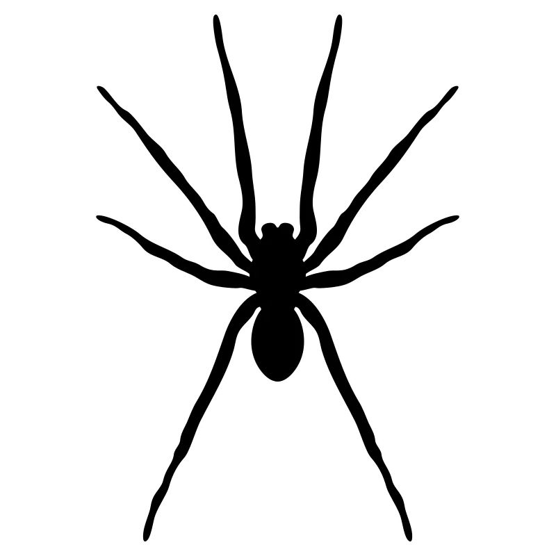 Spinne (Halloween / Gothic / Tattoo / Black)
