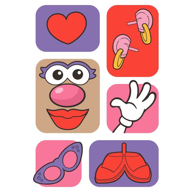Mrs. Potato Head Einzelne Körperteile