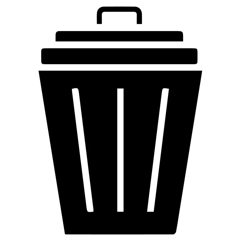 Garbage can icon