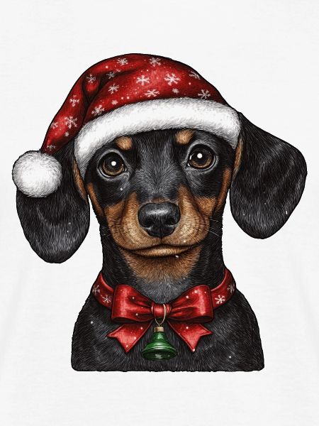 Weihnachtsmann Dackel