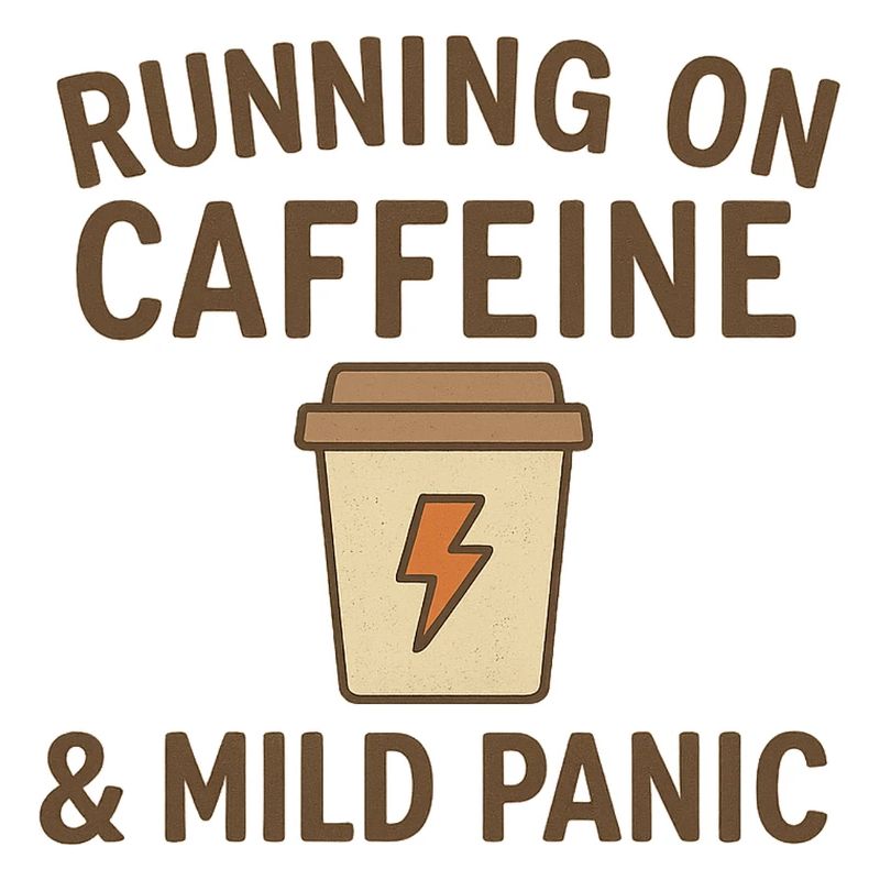 Coffee Running on Caffeine & Mild Panic