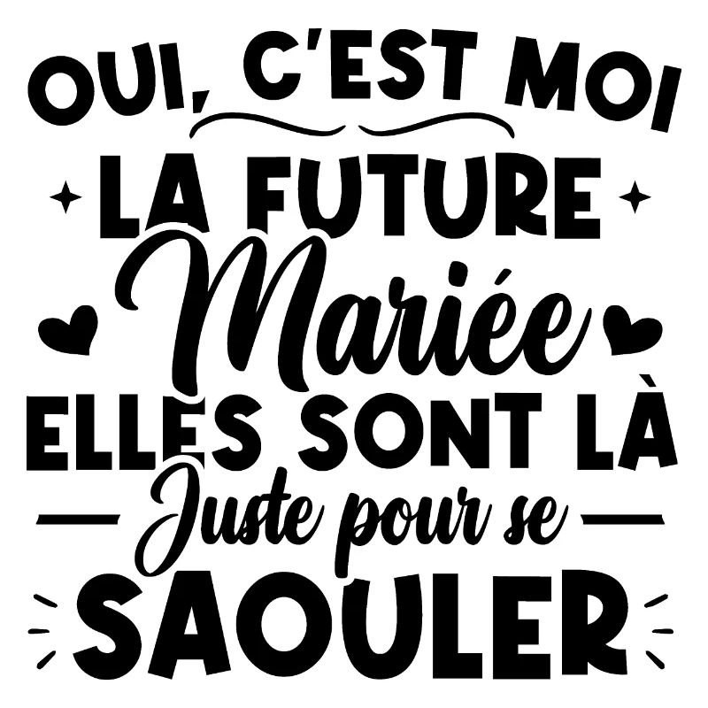 Oui, c'est moi la future mariée