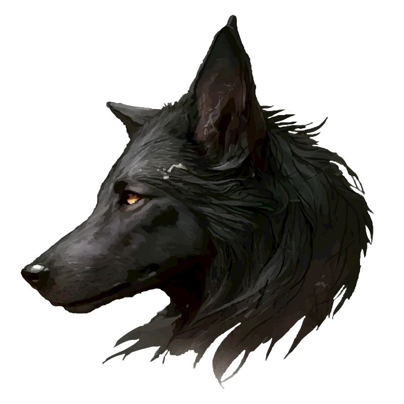 Der schwarze Wolf