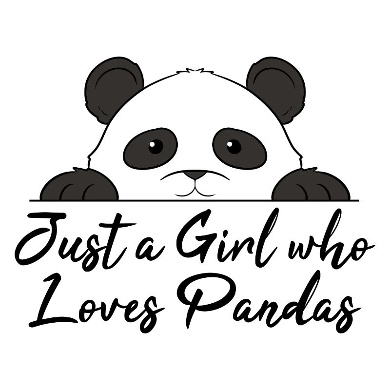 Panda Mädchen Unglaublich Liebe Herz I Geschenk