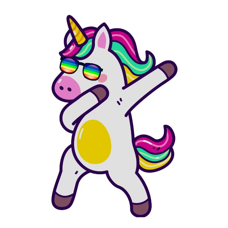 Pride Unicorn Dab