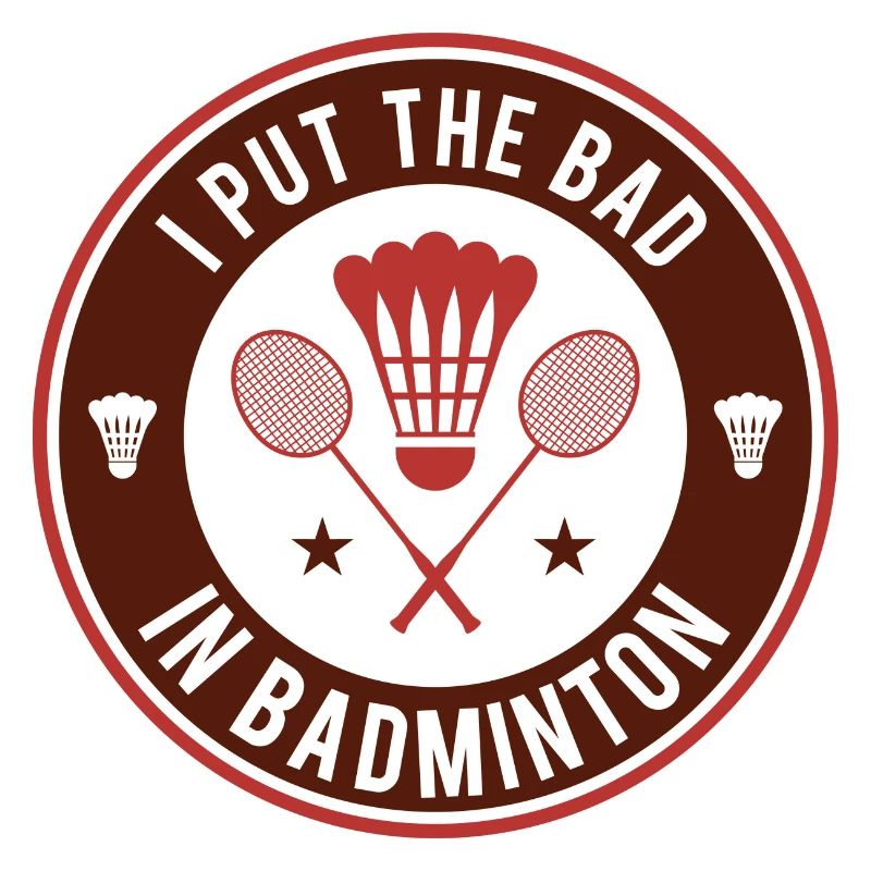 Ich setze das Schlechte in Badminton