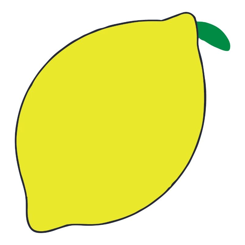 Zitrone Illustration Geschenkidee