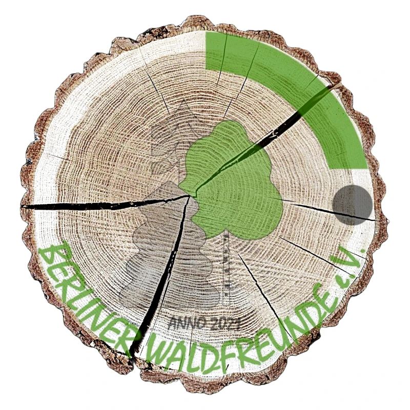 Tree disc original with logo on the edge