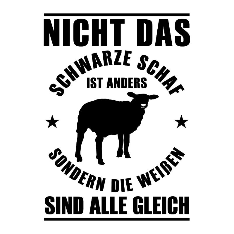 Nicht das schwarze Schaf ist anders Schäfer
