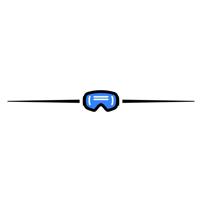 Ski Goggles Icon Line
