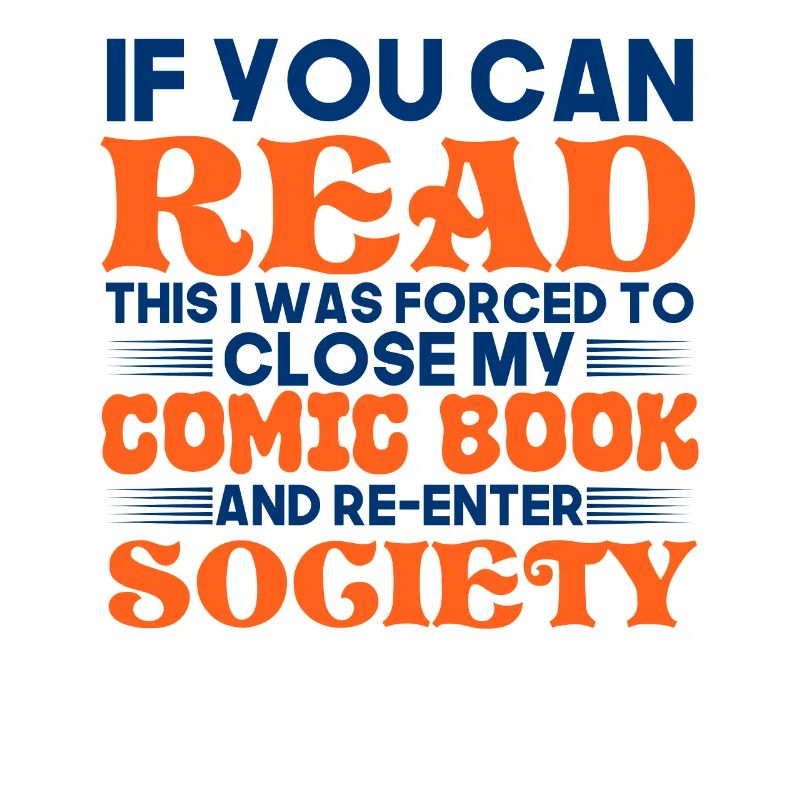 Comic-Sammler Nerdy Geek Superhero Reader